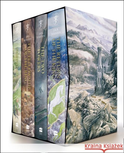 The Hobbit & The Lord of the Rings Boxed Set J. R. R. Tolkien 9780008376109 HarperCollins Publishers - książka