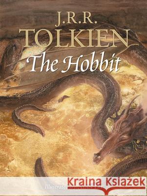 The Hobbit: Or There and Back Again J. R. R. Tolkien Alan Lee 9780395873465 Houghton Mifflin Company - książka