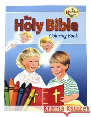 The Holy Bible Coloring Book MC Kean, Emma C. 9780899426761 Catholic Book Publishing Company - książka