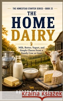 The Home Dairy: Milk, Butter, Yogurt, and Simple Cheese From a Family Cow or Goat Briggs, Hudson 9798240842863 Jessy Spruell - książka