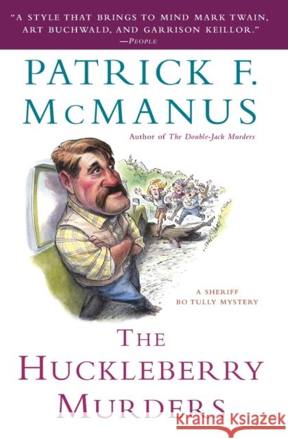 The Huckleberry Murders Patrick F. McManus 9781439190852 Simon & Schuster - książka