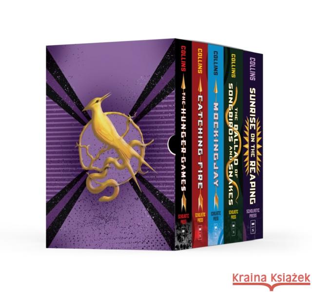 The Hunger Games 1-5 Box Set Suzanne Collins 9781546178774 Scholastic Press - książka