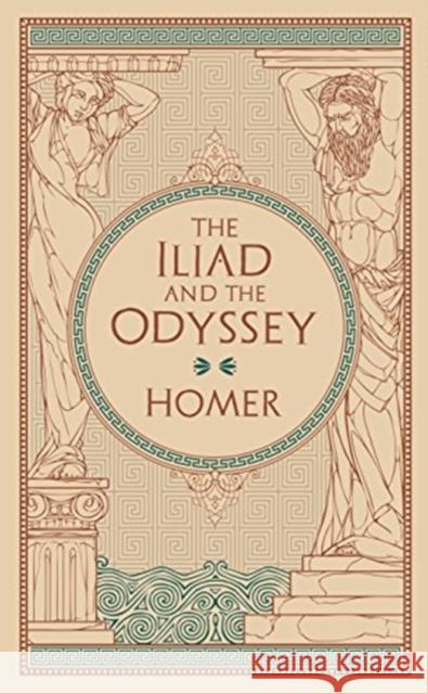 The Iliad & The Odyssey (Barnes & Noble Collectible Editions) Homer 9781435167940 Sterling Juvenile - książka