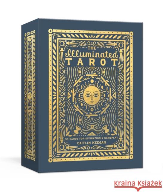 The Illuminated Tarot: 53 Cards for Divination & Gameplay Keegan, Caitlin 9780451496836 Clarkson Potter Publishers - książka