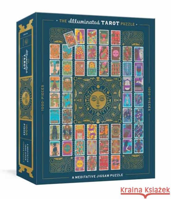 The Illuminated Tarot Puzzle: A Meditative 1000-Piece Jigsaw Puzzle: Jigsaw Puzzles for Adults Keegan, Caitlin 9780593234860  - książka