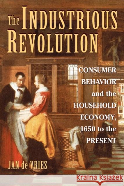 The Industrious Revolution: Consumer Behavior and the Household Economy, 1650 to the Present Vries, Jan de 9780521719254  - książka