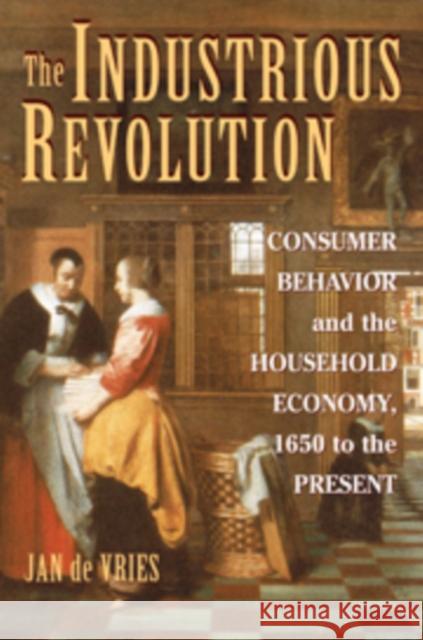 The Industrious Revolution: Consumer Behavior and the Household Economy, 1650 to the Present Vries, Jan de 9780521895026 Cambridge University Press - książka