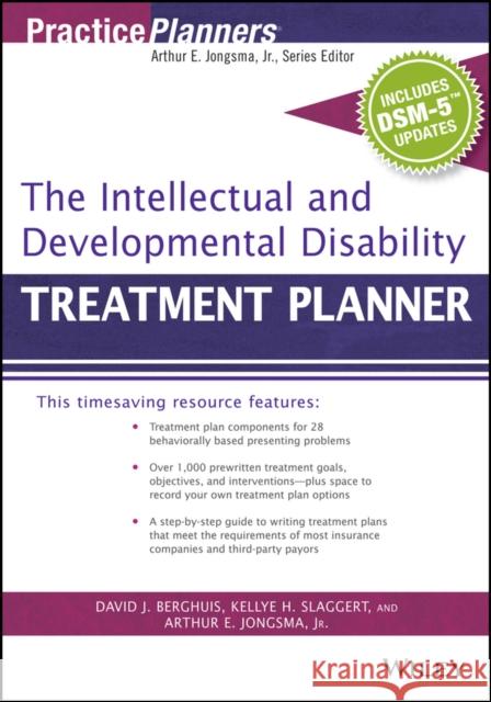 The Intellectual and Developmental Disability Treatment Planner, with Dsm 5 Updates Jongsma, Arthur E. 9781119073307 John Wiley & Sons - książka