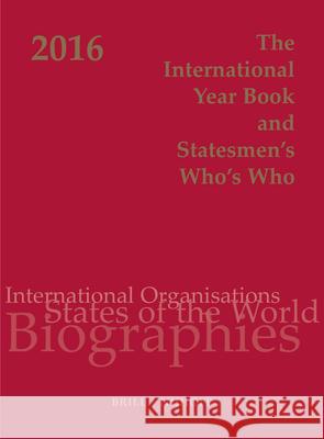 The International Year Book and Statesmen's Who's Who 2016  9789004289246 Brill - Nijhoff - książka