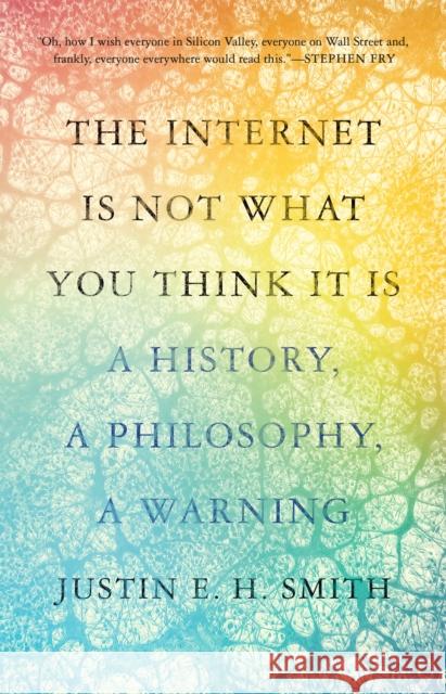 The Internet Is Not What You Think It Is: A History, a Philosophy, a Warning Justin E. H. Smith 9780691235219 Princeton University Press - książka