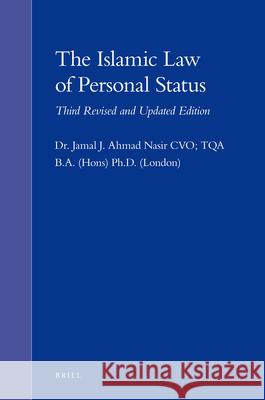 The Islamic Law of Personal Status: Third Revised and Updated Edition Jamal J. Nasir 9789004177154 Brill - książka