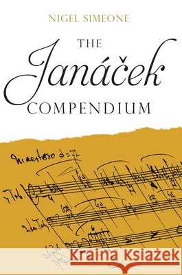 The Jan?cek Compendium Nigel Simeone 9781837653225 Boydell Press - książka