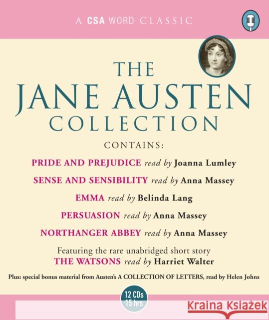 The Jane Austen Collection Jane Austen, Anna Massey, Belinda Lang, Joanna Lumley 9781906147457 Canongate Books - książka