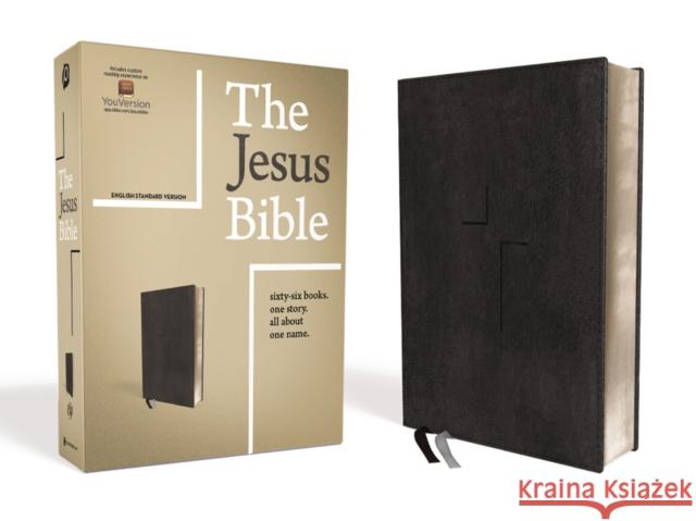 The Jesus Bible, ESV Edition, Leathersoft, Black Passion 9780310453079 Zondervan - książka