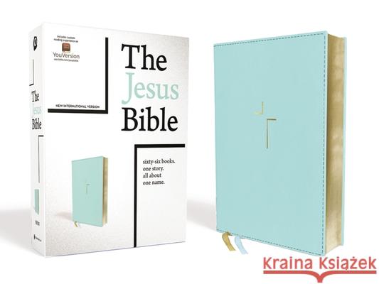 The Jesus Bible, NIV Edition, Leathersoft, Blue, Comfort Print Passion 9780310452256 Zondervan - książka