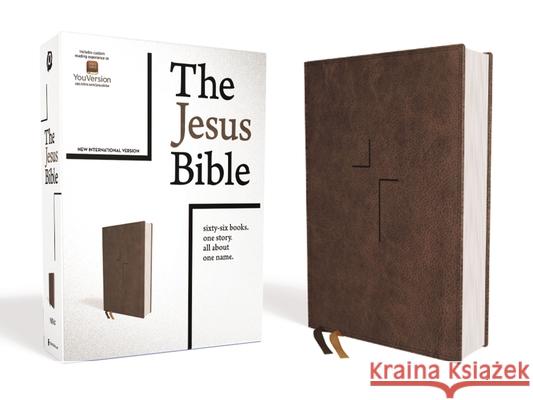 The Jesus Bible, NIV Edition, Leathersoft, Brown, Comfort Print Passion 9780310452232 Zondervan - książka