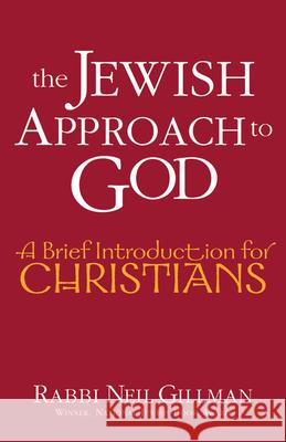 The Jewish Approach to God: A Brief Introduction for Christians Neil Gillman 9781580231909  - książka