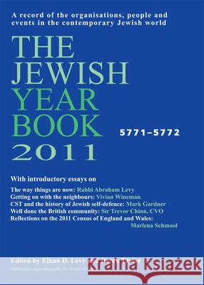 The Jewish Year Book 2011 Levy, Elkan 9780853038634 Vallentine Mitchell & Co Ltd - książka