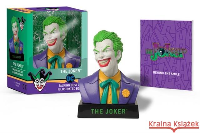 The Joker Talking Bust and Illustrated Book Matthew K. Manning 9780762494088 Running Press - książka