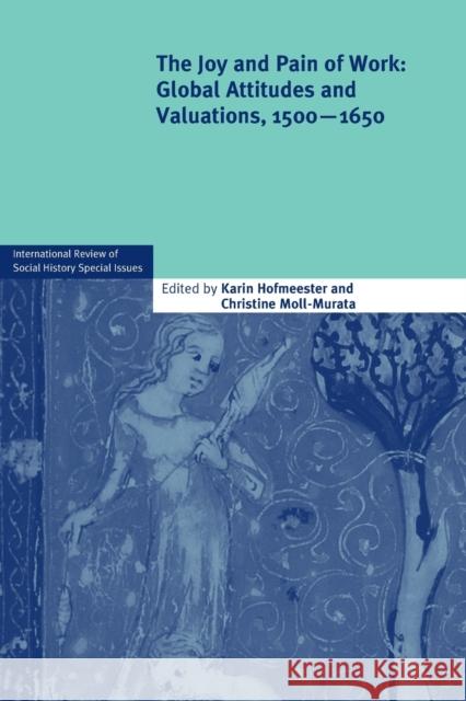 The Joy and Pain of Work: Global Attitudes and Valuations, 1500-1650 Hofmeester, Karin 9781107609754  - książka