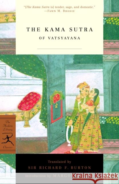 The Kama Sutra of Vatsyayana Burton, Richard 9780375759246 Modern Library - książka