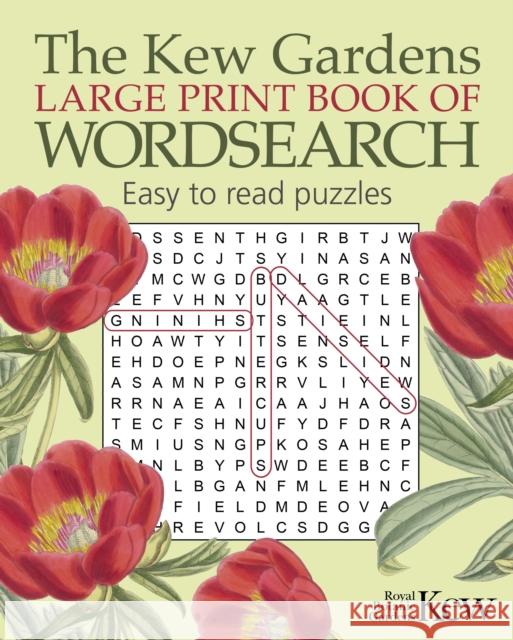 The Kew Gardens Large Print Book of Wordsearch Eric Saunders 9781398891784 Arcturus Publishing Ltd - książka