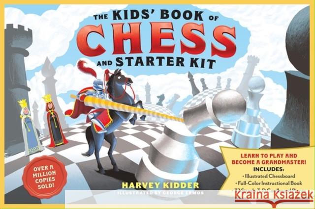 The Kids' Book of Chess and Starter Kit: Learn to Play and Become a Grandmaster! Includes Illustrated Chessboard, Full-Color Instructional Book, and 3 Kidder, Harvey 9781523516032 Workman Publishing - książka