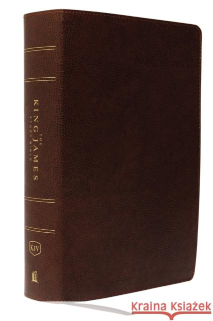 The King James Study Bible, Bonded Leather, Brown, Full-Color Edition Thomas Nelson 9780718079758 Thomas Nelson - książka