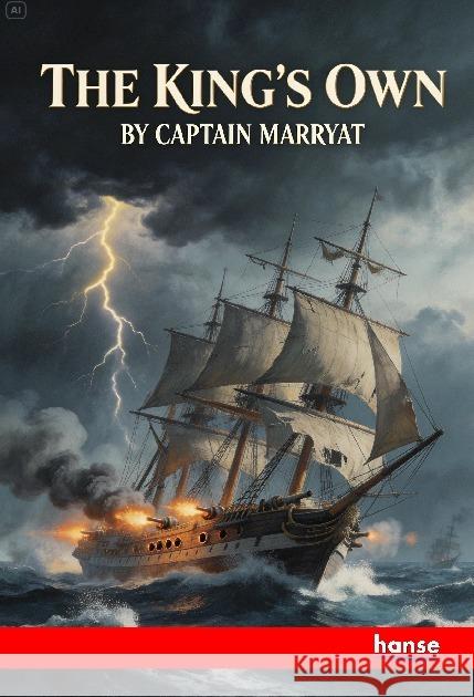 The King's Own Marryat, Captain 9783348155106 Hansebooks - książka
