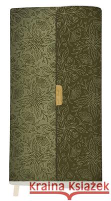 The KJV Compact Bible [Olive Petals] Compiled by Barbour Staff 9781636091983 Barbour Publishing - książka