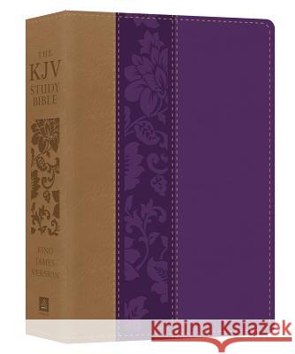 The KJV Study Bible - Large Print [violet Floret] Christopher D. Hudson 9781683228448 Barbour Publishing - książka