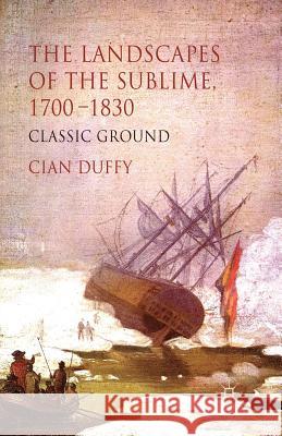 The Landscapes of the Sublime 1700-1830: Classic Ground Duffy, C. 9781349461608 Palgrave Macmillan - książka