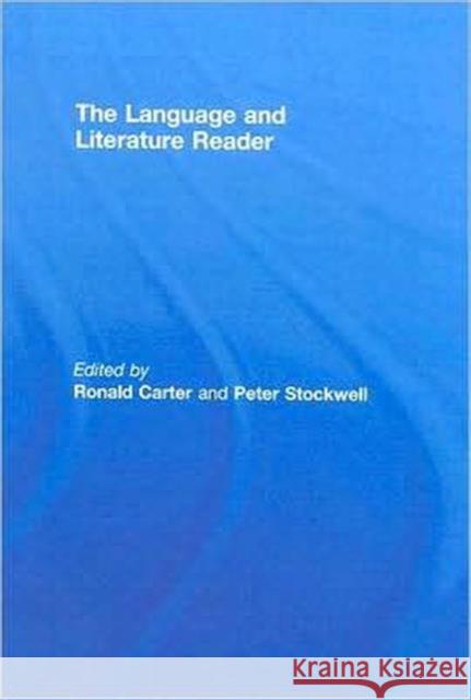 The Language and Literature Reader Pete Stockwell 9780415410021 Routledge - książka
