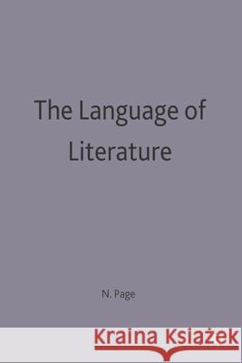 The Language of Literature  9780333340868 PALGRAVE MACMILLAN - książka