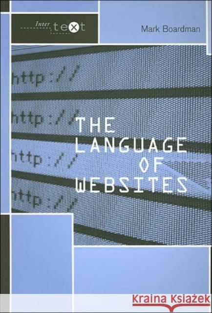 The Language of Websites Mark Boardman 9780415328548  - książka