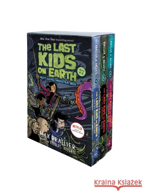 The Last Kids on Earth: Next Level Monster Box (books 4-6) Max Brallier 9780593349687 Viking Books for Young Readers - książka