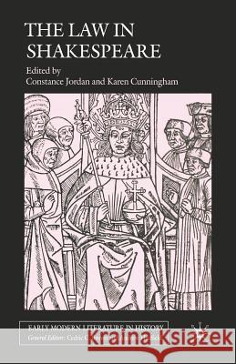 The Law in Shakespeare C. Jordan K. Cunningham  9781349543342 Palgrave Macmillan - książka