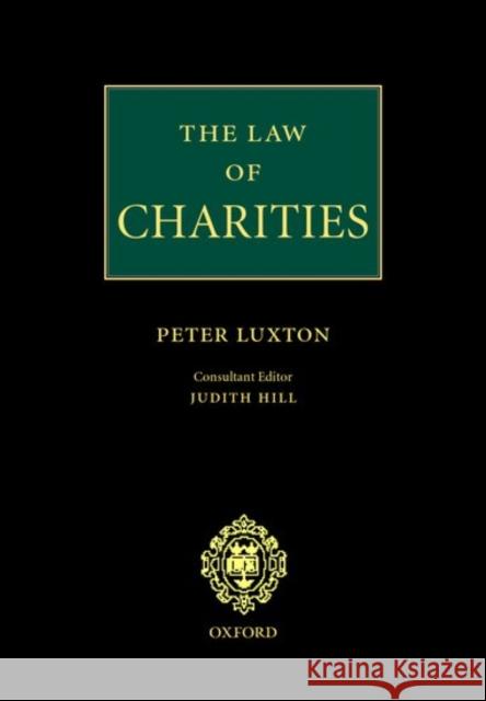 The Law of Charities  9780198267836 OXFORD UNIVERSITY PRESS - książka