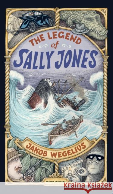 The Legend of Sally Jones Jakob Wegelius 9781782692331 Pushkin Children's Books - książka