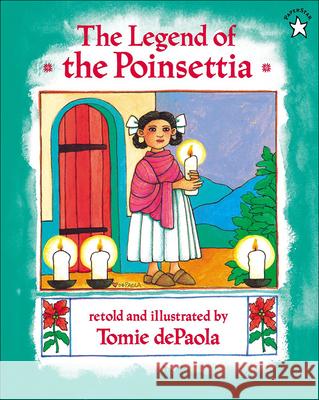 The Legend of the Poinsettia Tomie dePaola 9780613053457 Tandem Library - książka