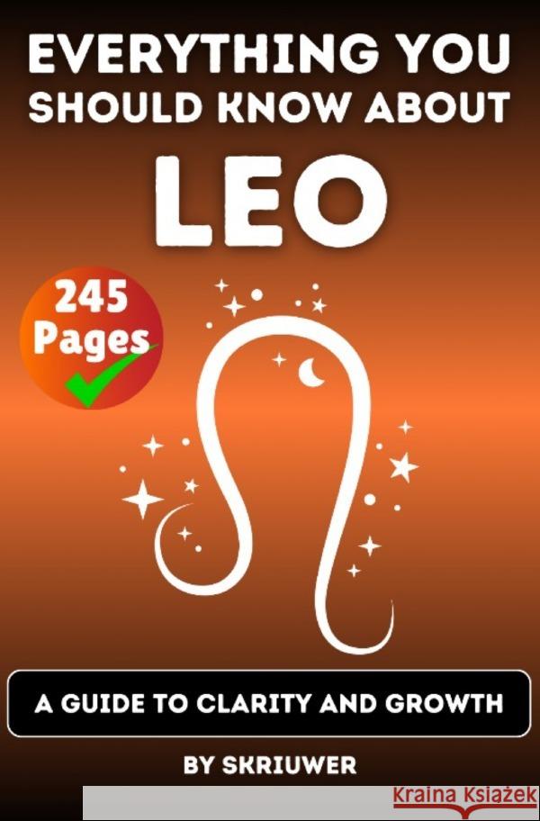 The Leo Book: A Guide to Clarity and Growth Skriuwer Com 9783819712968 de Fryske Wrald - książka