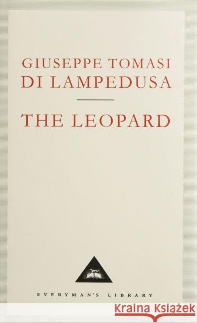 The Leopard Giuseppe Di Lampedusa 9781857150230 Everyman - książka