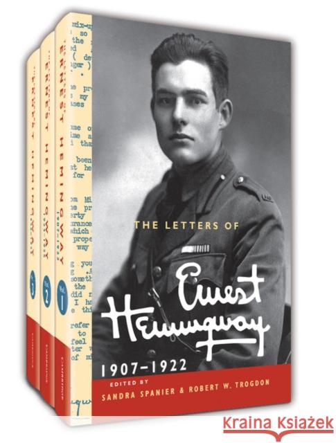 The Letters of Ernest Hemingway Hardback Set Volumes 1-3: Volume 1-3 Ernest Hemingway 9781107128392 Cambridge University Press - książka