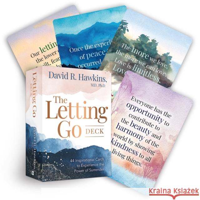 The Letting Go Deck: 44 Inspirational Cards to Experience the Power of Surrender David R. Hawkins 9781401971731 Hay House - książka