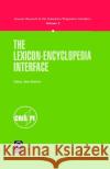 The Lexicon-Encyclopedia Interface Bert Peeters 9780080435916 HarperCollins Publishers