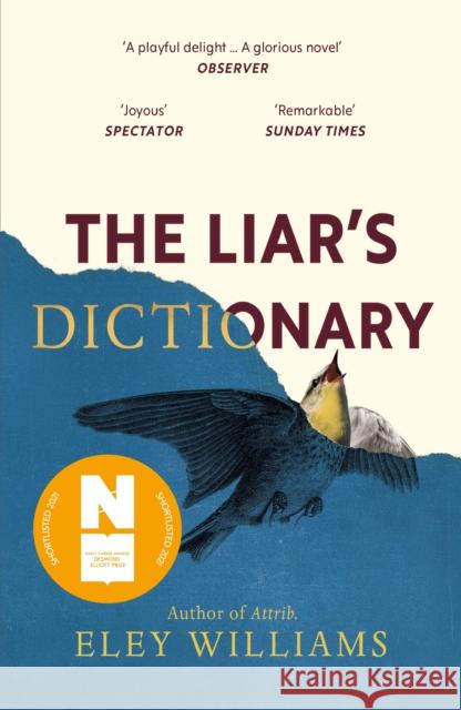 The Liar's Dictionary: A winner of the 2021 Betty Trask Awards Eley Williams 9781786090591 Cornerstone - książka