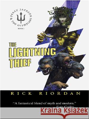 The Lightning Thief Rick Riordan 9780786282258 Thorndike Press - książka