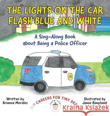 The Lights on the Car Flash Blue and White Brianna Morales Jamie Rimphanli  9781956543308 Barnsley Ink - książka