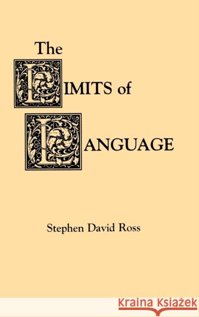 The Limits of Language Stephen David Ross 9780823215188 Fordham University Press - książka