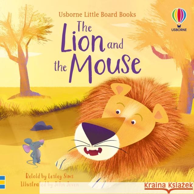 The Lion and the Mouse Lesley Sims 9781474999649 Usborne Publishing Ltd - książka